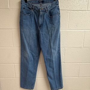 Polo Ralph Lauren Vintage Womens Authentic Dungarees Jeans 26 Blue High Rise 90s